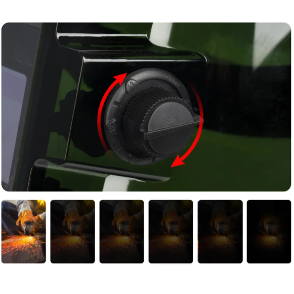 

Auto Darkening Welding Mask Solar Rechargeable Welding Mask Welding Helmet Wide View-type PC Material Welding Hood Argon Arc Wel