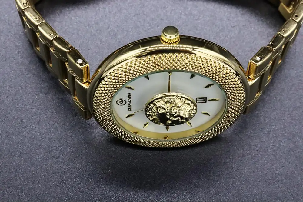 Часы наручные женские Кварцевые водонепроницаемые из нержавеющей стали с