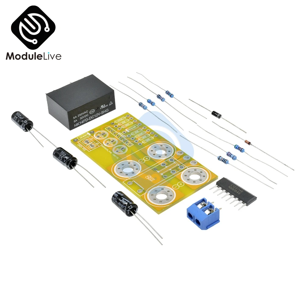 Двухканальный 2-канальный комплект защитной платы для динамика UPC1237 с задержкой