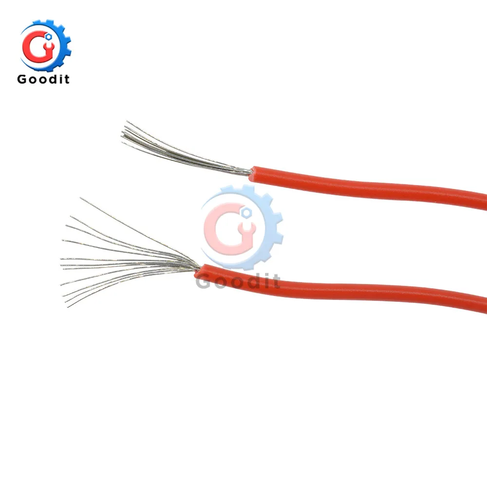 10 м 10 м UL-1007 24AWG Монтажный провод 80C/300 В шнур DIY электрический провод кабель 24 AWG 1,4 наружный диаметр изолированный ПВХ кабель