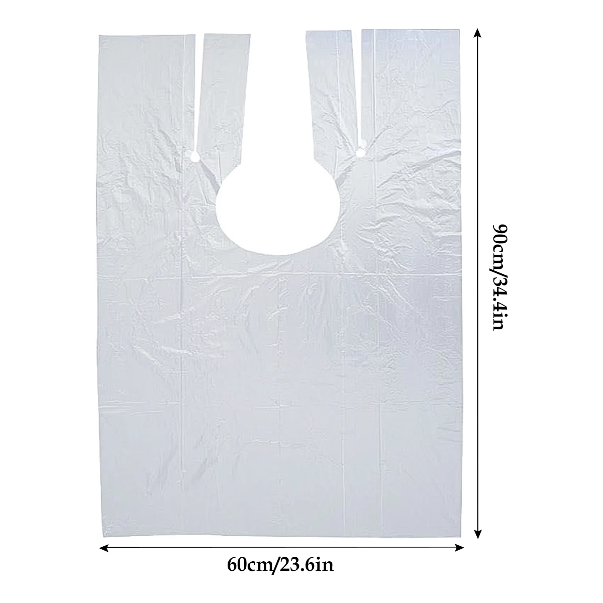 Одноразовая краска для волос 7 размеров прочный PE водонепроницаемый фартук