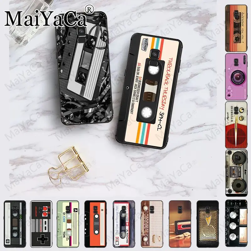 Винтажный мягкий чехол mixtape в стиле ретро для телефона samsung Galaxy A10 A8 A30S A20E A51 A40 A10s A9
