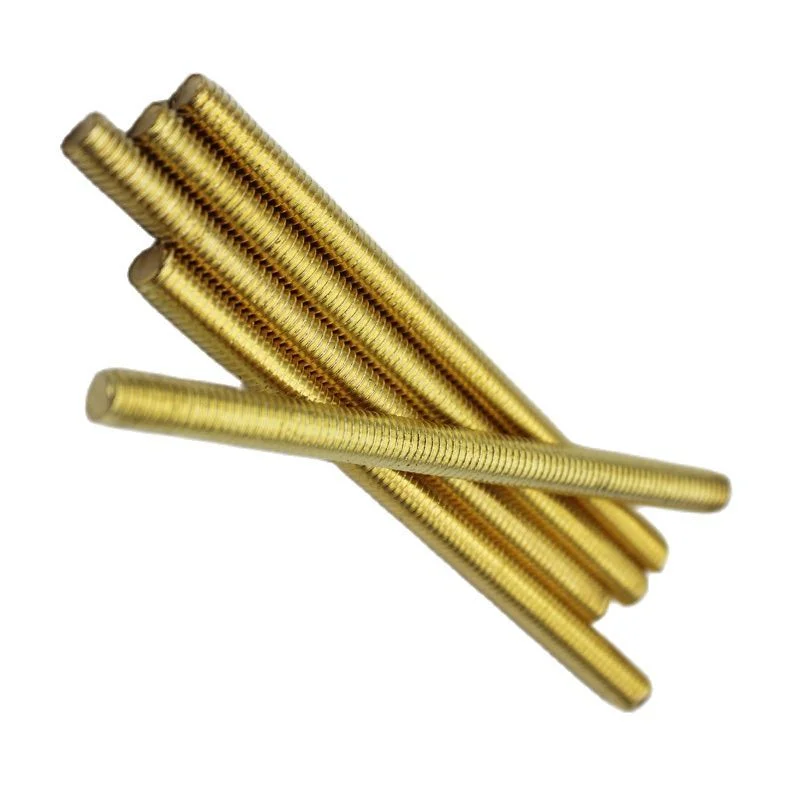 

3PCS M12 Brass Allthread Studding Bar Metric Rods Fasteners 50mm to 500mm