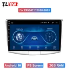 Автомагнитола для 1Volkswagen Passat 7 B7 2010 2011 2012 2013 2014 2015, мультимедийный видеоплеер, навигация GPS, Android 10