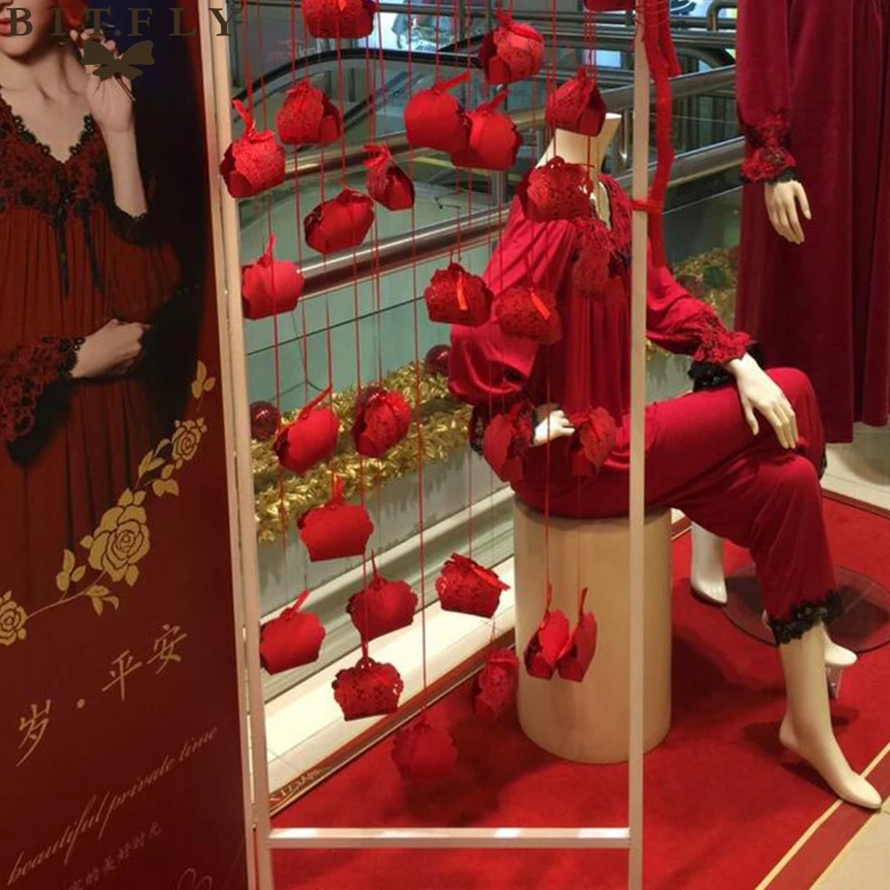 10 шт. квадратные конфеты коробки для шоколада украшения вечерние торжества