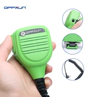 2021 oppxun walkie talkie mic microphone light green for 2 way radio motorola cp160 ep450 gp300 gp68 gp88 gp88s cp88 cp040 cp100