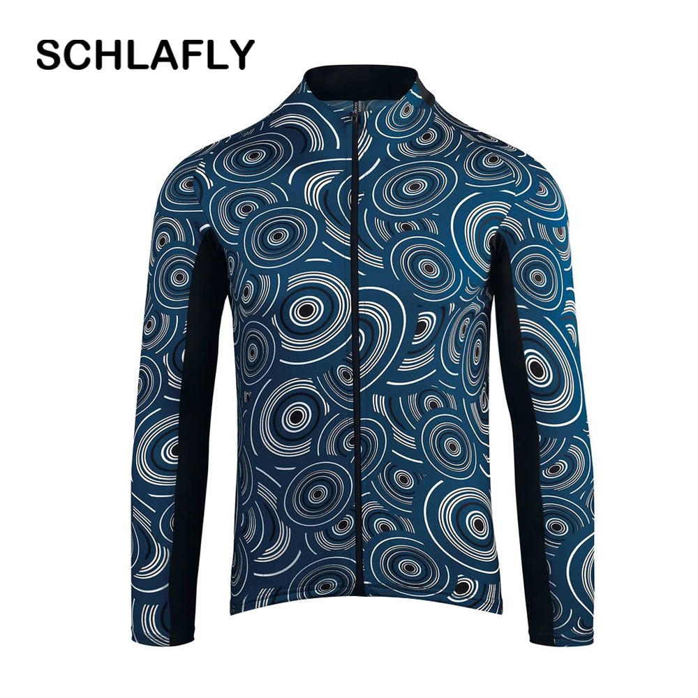 Мужская забавная велосипедная одежда с длинным рукавом в стиле ретро Осень зима