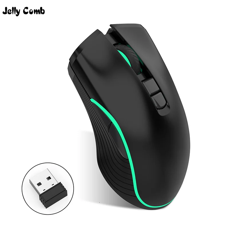 Jelly Comb 2 4G Беспроводная игровая мышка с 6 клавишами многоразовый интерфейс типа C