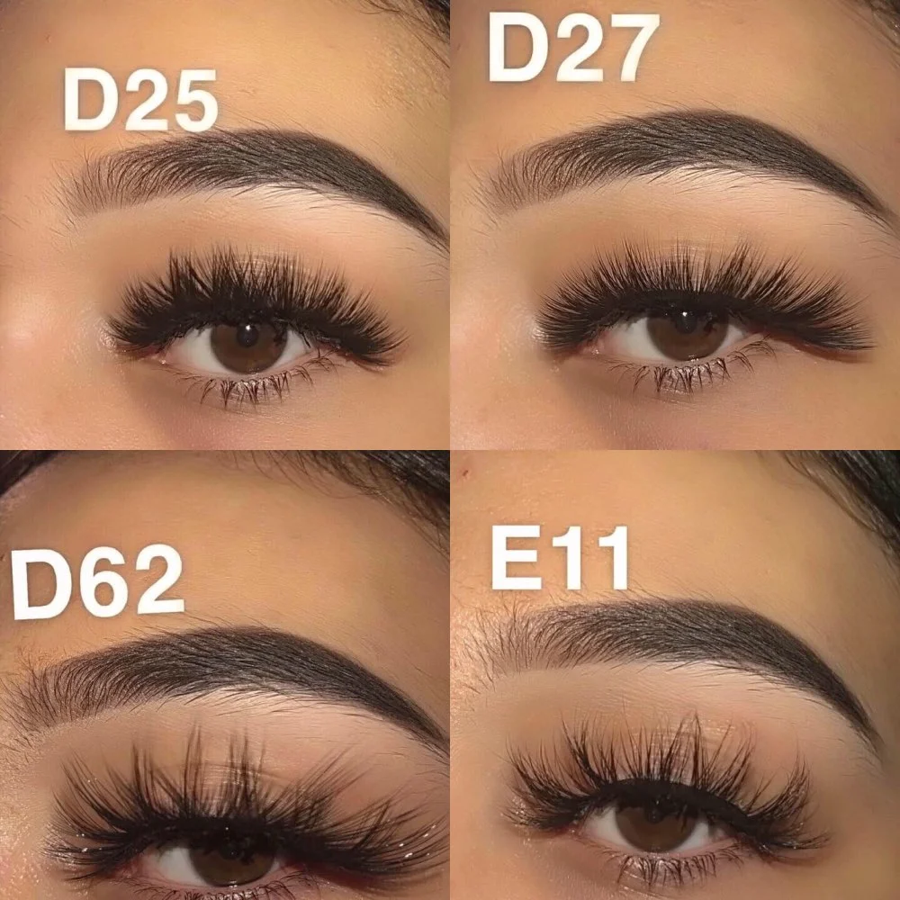 Ресницы норковые с подставкой 3d ресницы для макияжа ручной работы полными