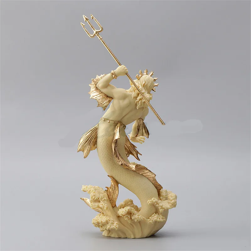 Древняя греческая мифология статуя Нептуна Poseidon из смолы для творчества и