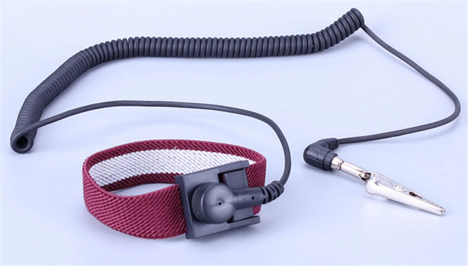 

free shipping POSH esd adjustable wrist strap NEW Anti Static Antistatic ESD Adjustable Wrist Strap Band Grounding Clip