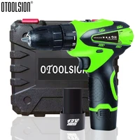12v 1500mah small drill cordless drill power tools mini electric drill charging drill screwdrivers with 2 batteries for diy home