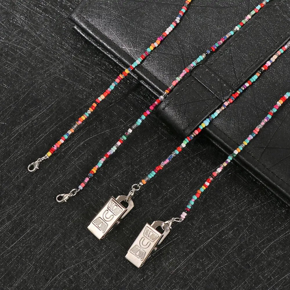 

Lightweight Anti-lost Extender Hanging Face Mask Lanyards Glasses Chain Beads Neck Straps Glasses Rope