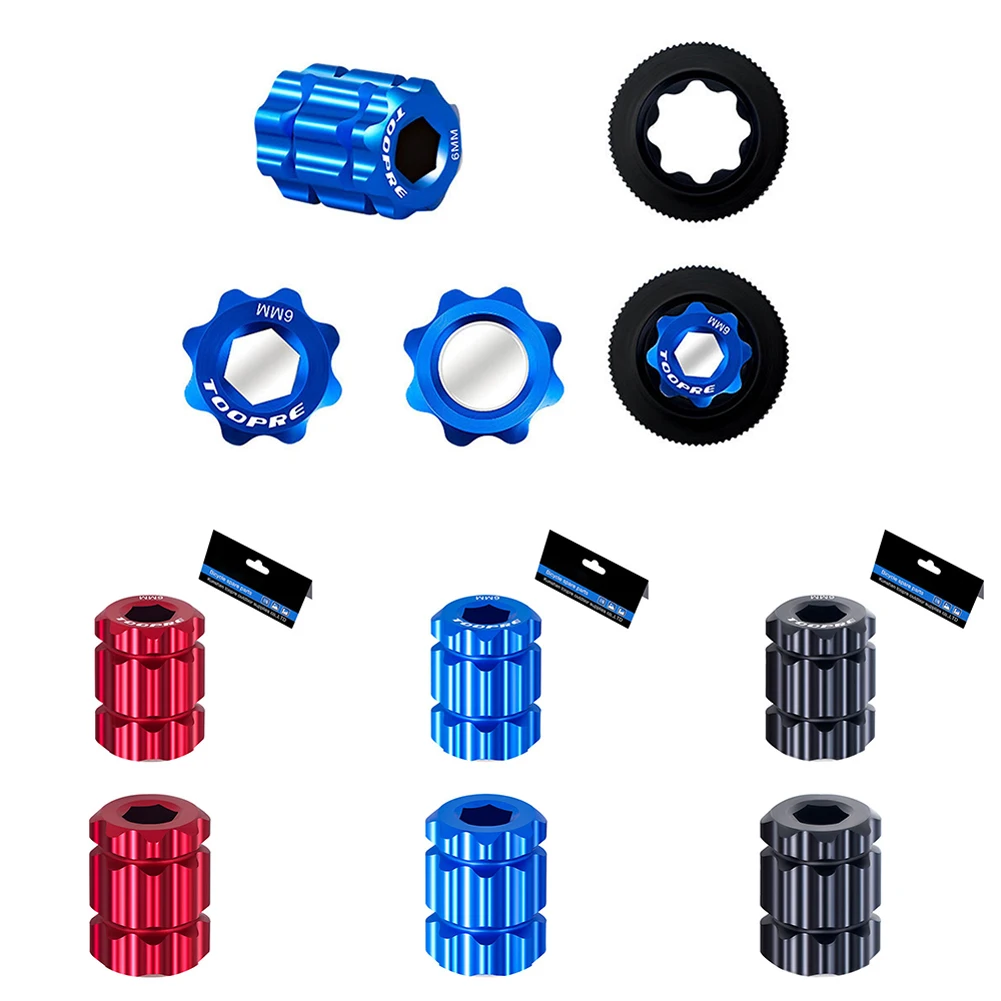 

Newly Bike Crank Installation Tool Aluminum Alloy Arm Adjustment Cap One Hollow Plum Blossom Crank Cover For XT XTR R Series