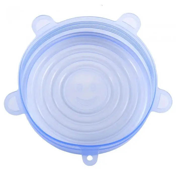 New Reusable Silicone Food Cover Bowl Covers Wrap Food Fresh-keeping Extensive Household Kitchen