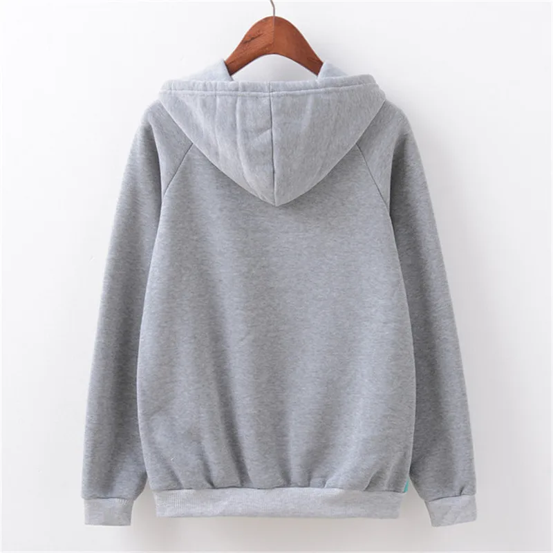 Женская толстовка с капюшоном Artguy длинным рукавом и принтом в виде совы кота