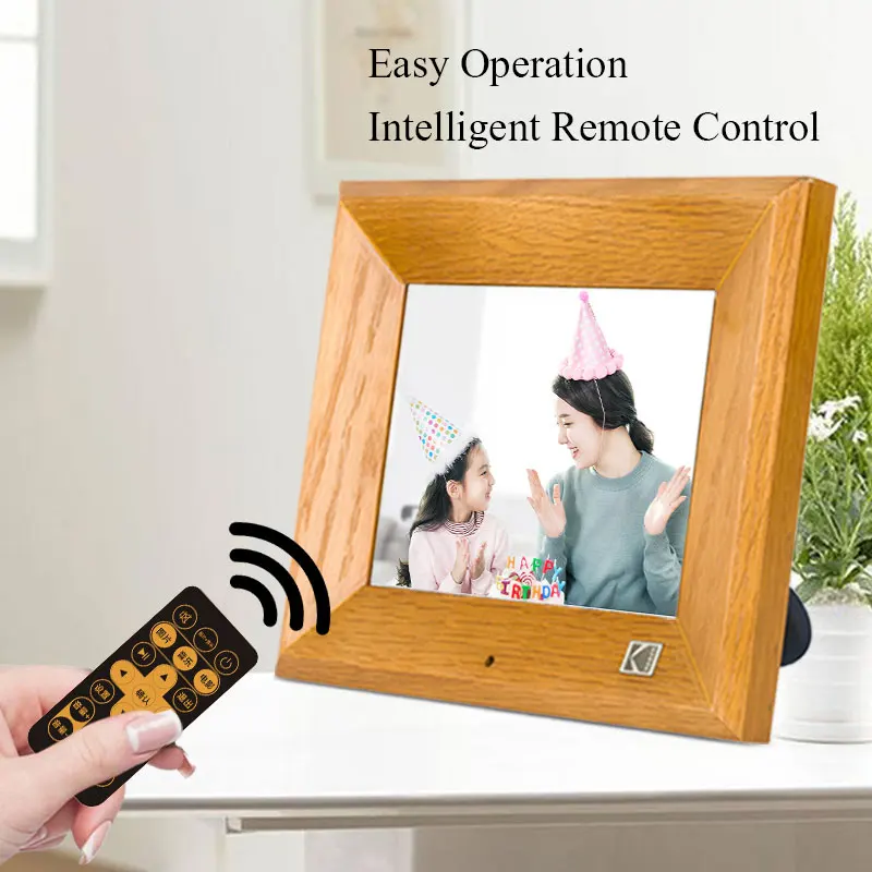 Цифровой фотоальбом KODAK 8 дюймов с высоким разрешением MP3 MP4 Movie Player будильник