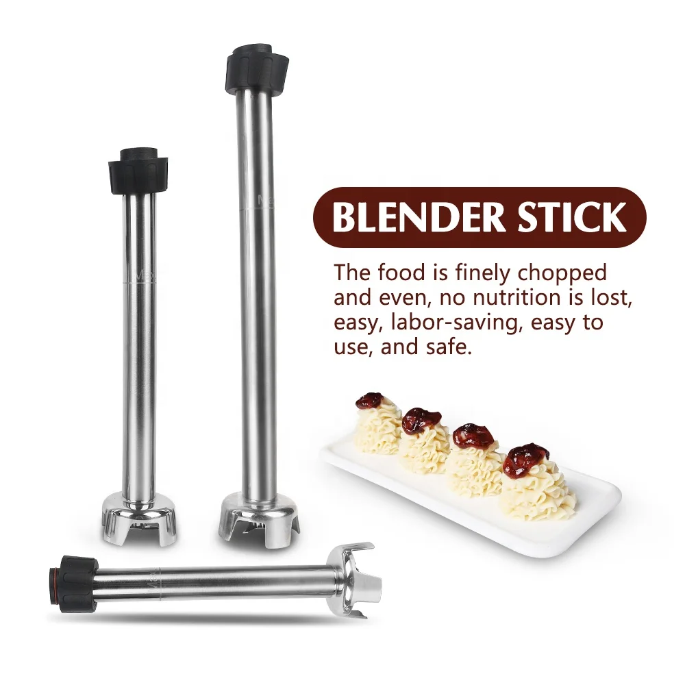 

ITOP Commercial Stainless Steel Blender Stick 200mm/250mm/300mm/400mm/500mm For Handheld Immersion Blender Food Mixers
