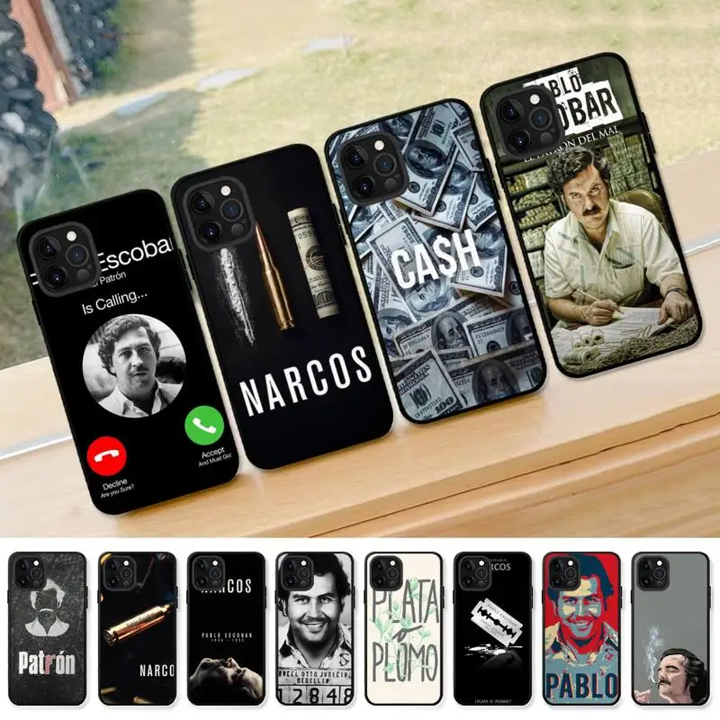 Чехол для телефона Narcos TV Series чехол с рисунком Пабло Эскобара iPhone 13 12 mini 11 pro Xs max Xr X 8