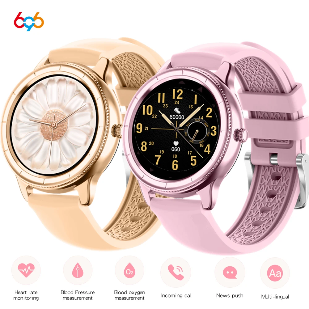 

2021 NEW Man Women Smart Watch Heartrate Information Push Full Touch Sport Fitness Blue Tooth Call SmartWatch for IOS Android