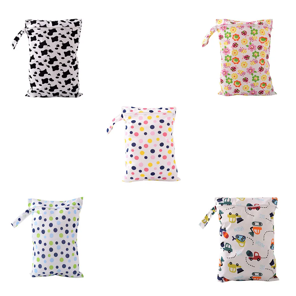 Мумия детские сумки для подгузников с цветочным узором застёжкой-молнией и