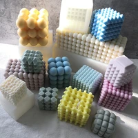 a variety of faceted cubes silicone candle mold for diy handmade aromatherapy candle plaster ornaments soap mould handicrafts
