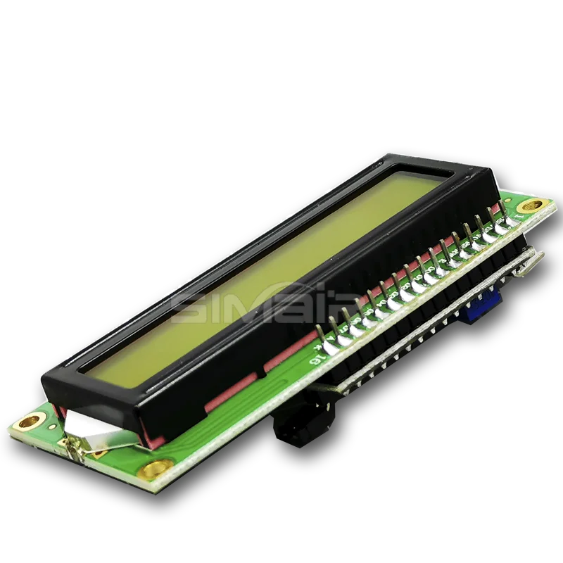 1602 Russian Cyrillic SPLC780C 5V Blue Yellow Gray 16x2 Charcter Module Screen IIC Display I2C LCD | Электронные компоненты и