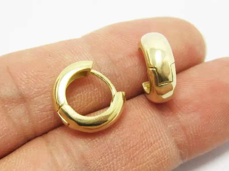 

6pcs Brass leverback 14x12.5mm Round Earrings clasps Raw brass ear hooks R1009