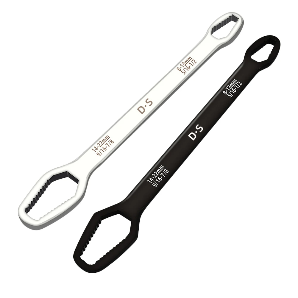 

Universal Double Ended Wrench Self-Tightening Wrench 8-22mm Set Screw Nut Wrench Spanner Bicycle Repair Tool