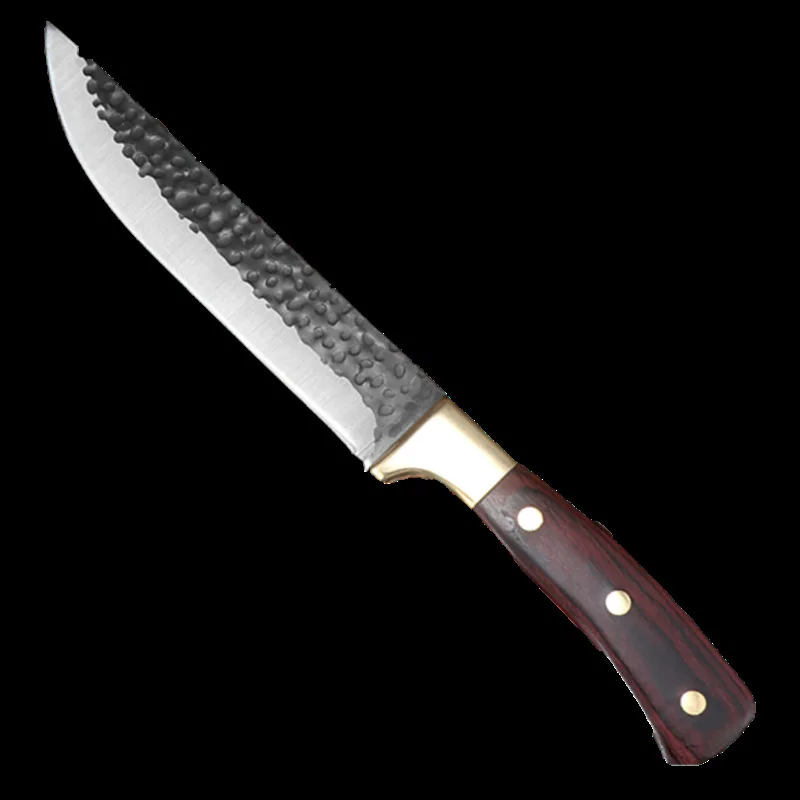 Нож для убоя с Медной головкой полосатый нож заводской мясной стык мяса говядина