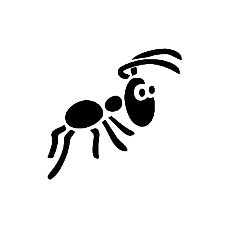 

Фигурку Ant насекомых стикер автомобиля Мода ПВХ наклейка черный/серебристый ZWW-2488, 15 см * 14,5 см