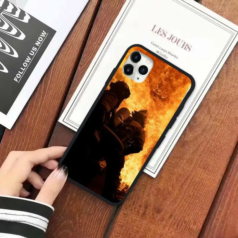 

Super hero Firefighter Heroes Phone Case for iPhone 11 12 pro XS MAX 8 7 6 6S Plus X 5S SE 2020 XR