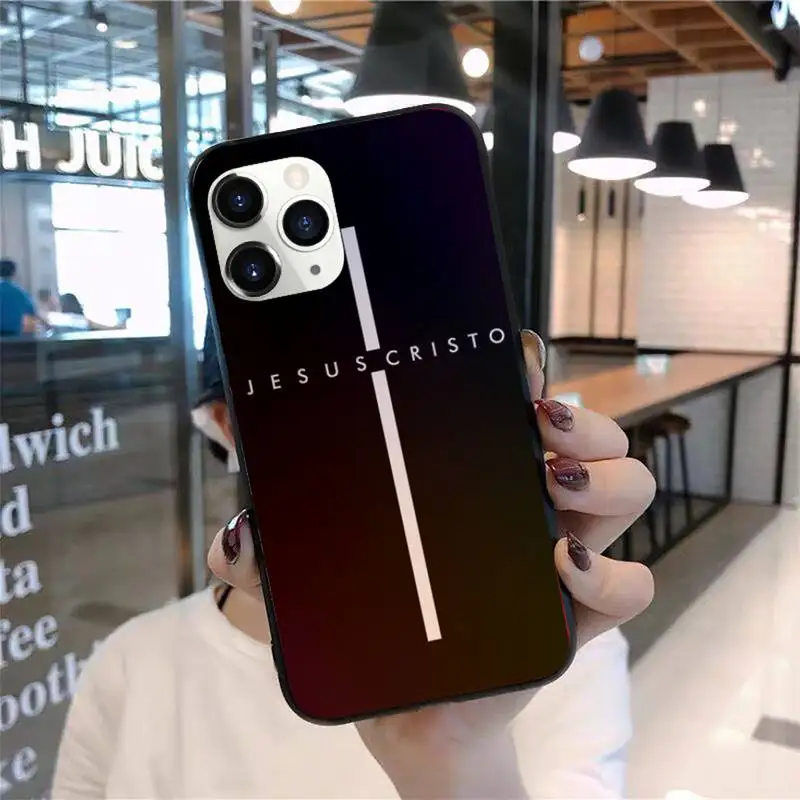 

Jesus Cross Phone Case for iPhone 11 12 pro XS MAX 8 7 6 6S Plus X 2020 XR Mini