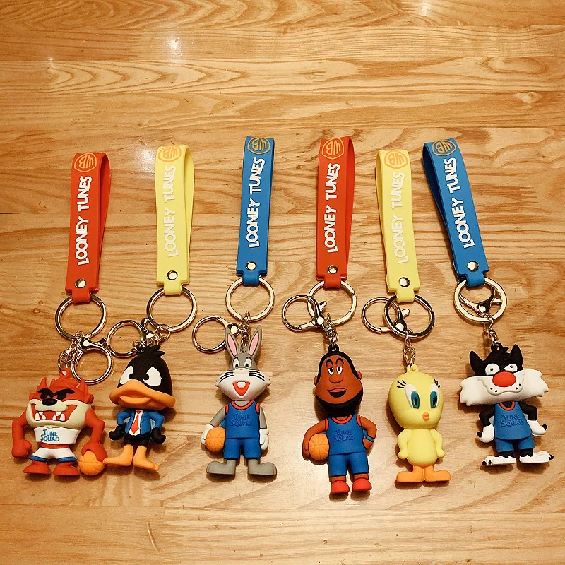 

Classic Cartoon The Beast Kingdom Basketball Key Chain Cute Creative Cartoon Doll Key Pendant Doll Bag Pendant Key Chain