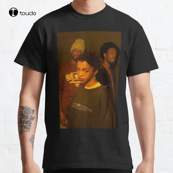 

The Fugees 90S Hip Hop Music, Old School Lauryn Hill Classic T-Shirt Tee Shirt Custom Aldult Teen Unisex Digital Printing Xs-5Xl