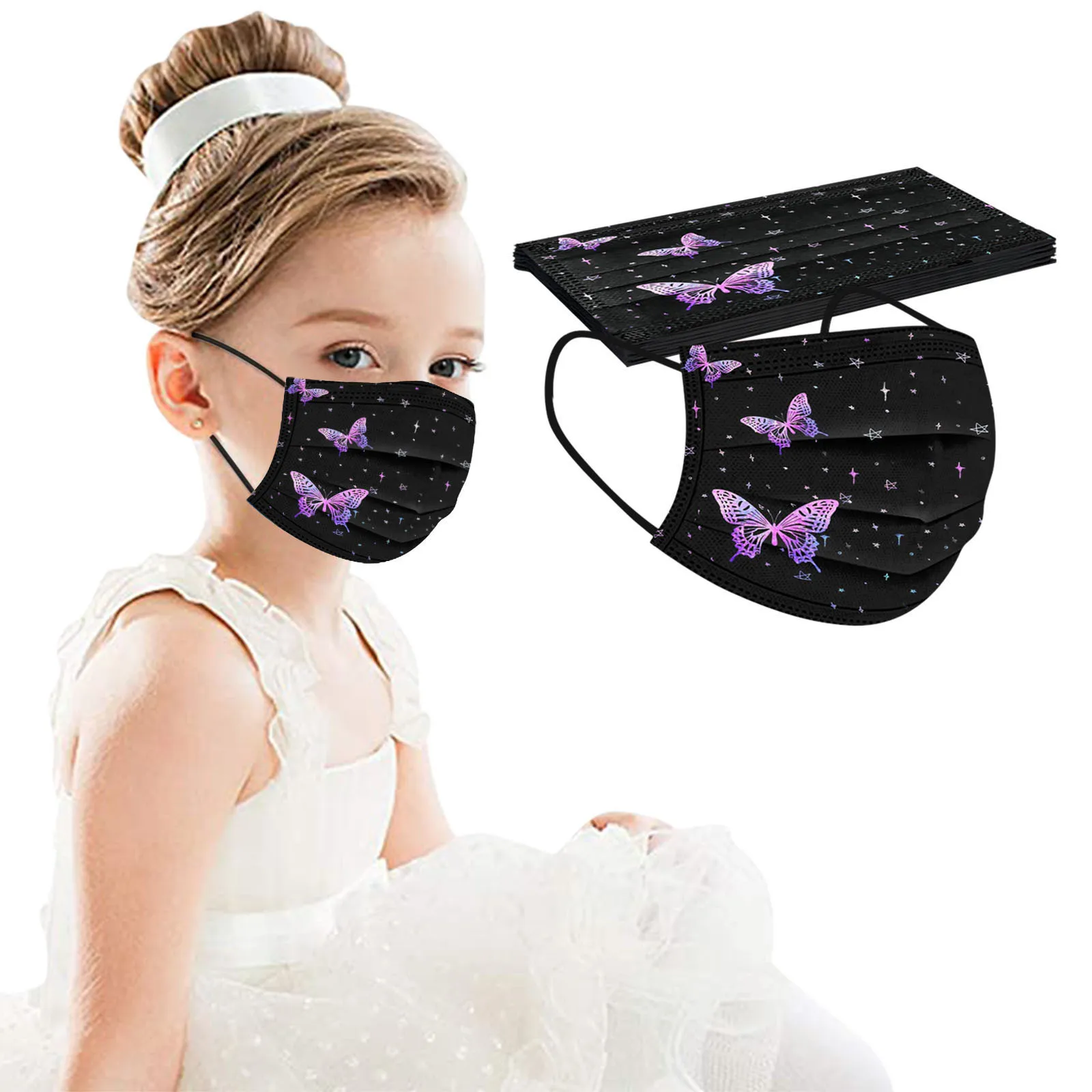 10 шт. одноразовые маски-бабочки для лица | Тематическая одежда и униформа