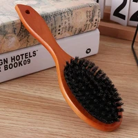 natural boar bristles hair brush salon anti corrosion comb hair styling tool anti static hairdressing combs