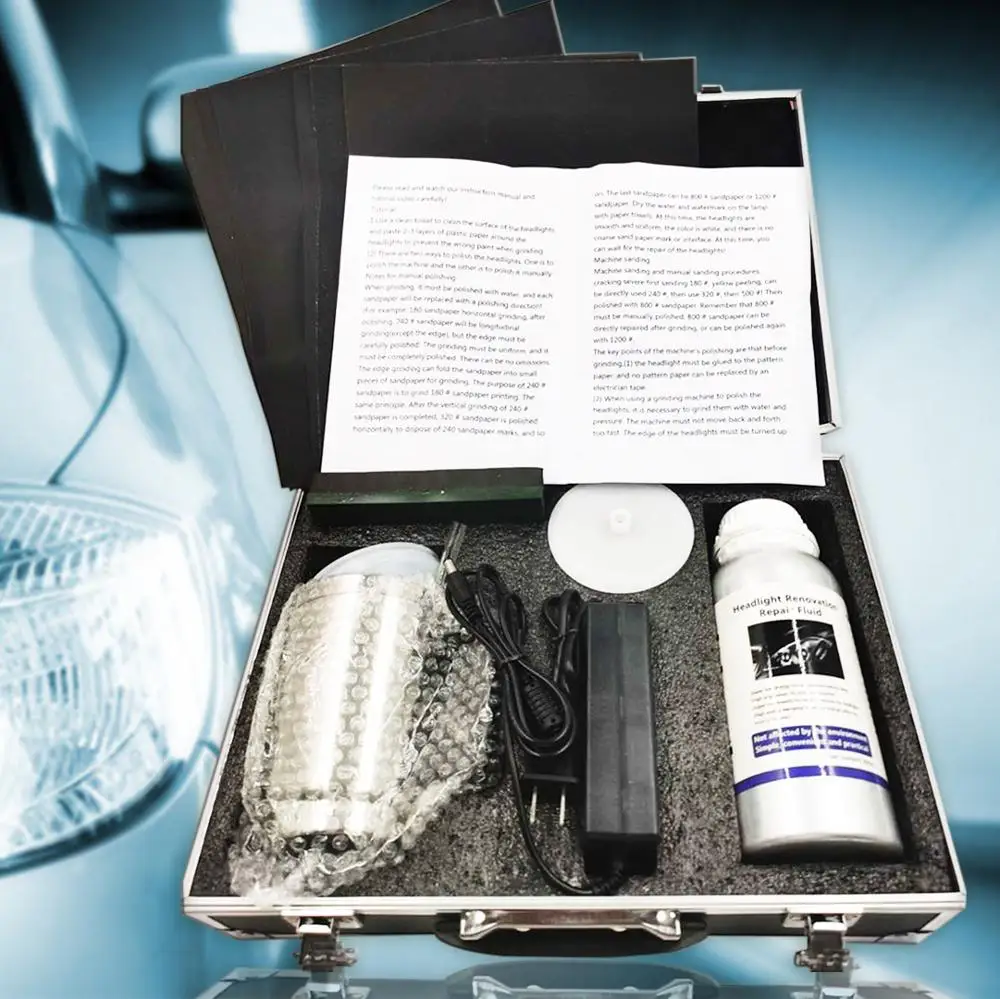 Полироль для автомобильных фар 800 г ремонт стекол восстановление без царапин