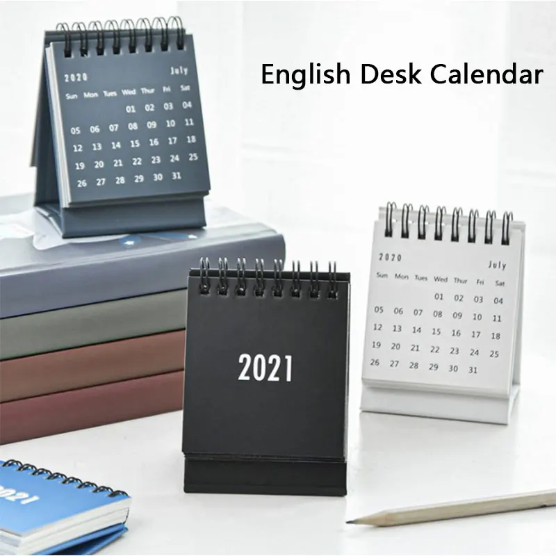

2021 NEW Calendar Coil Schedule Desk Table Dates Reminder Timetable Planner
