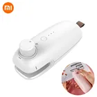 Мини-запечатыватель Xiaomi Youpin USB, устройство для герметизации пластиковых пищевых продуктов, картофельных чипсов, мешков, Ручной вакуумный упаковщик