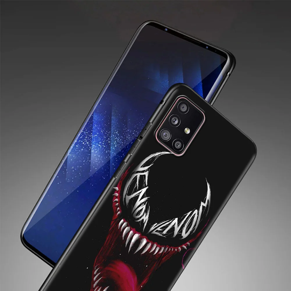 Phone Case For Samsung Galaxy A22 A51 A12 A71 A52 A72 A11 A41 A31 4G A32 A51 5G Soft Fundas Marvel Super Hero Venom