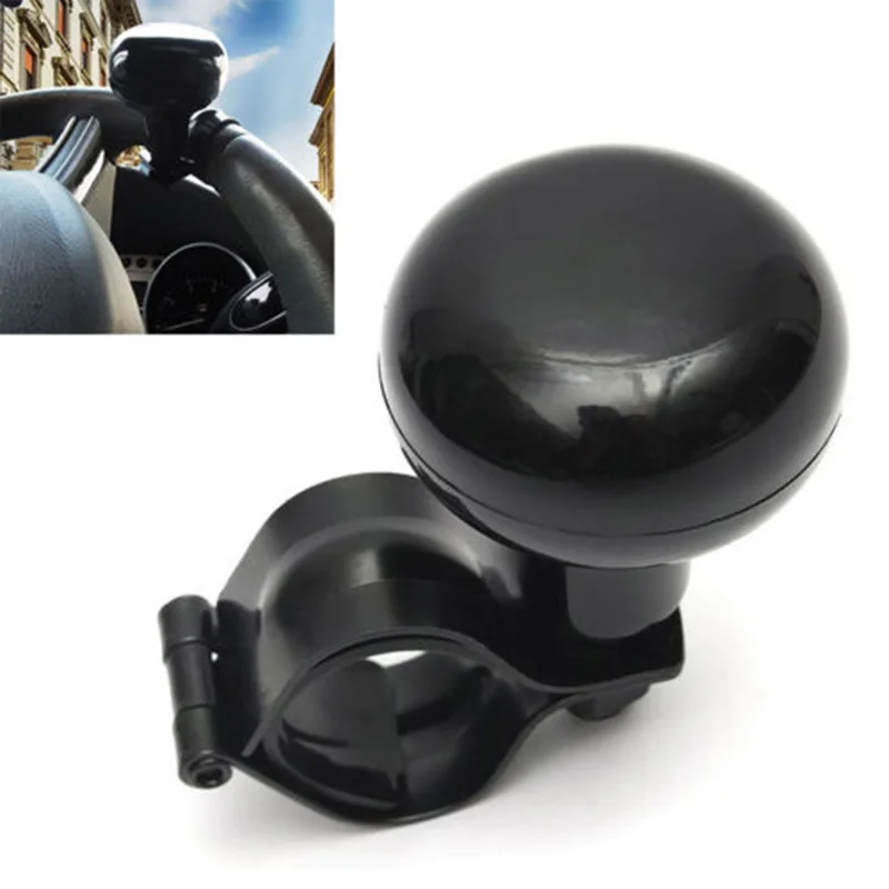 

Black Knob Ball Car Steering Aid Power Assist replacement durable reliable Spinner Fashion