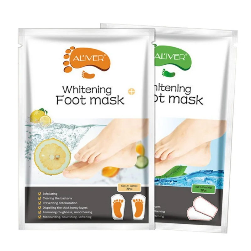 1 пара отшелушивающая пилинг маска для ног отбеливание увлажнение гидрация Уход