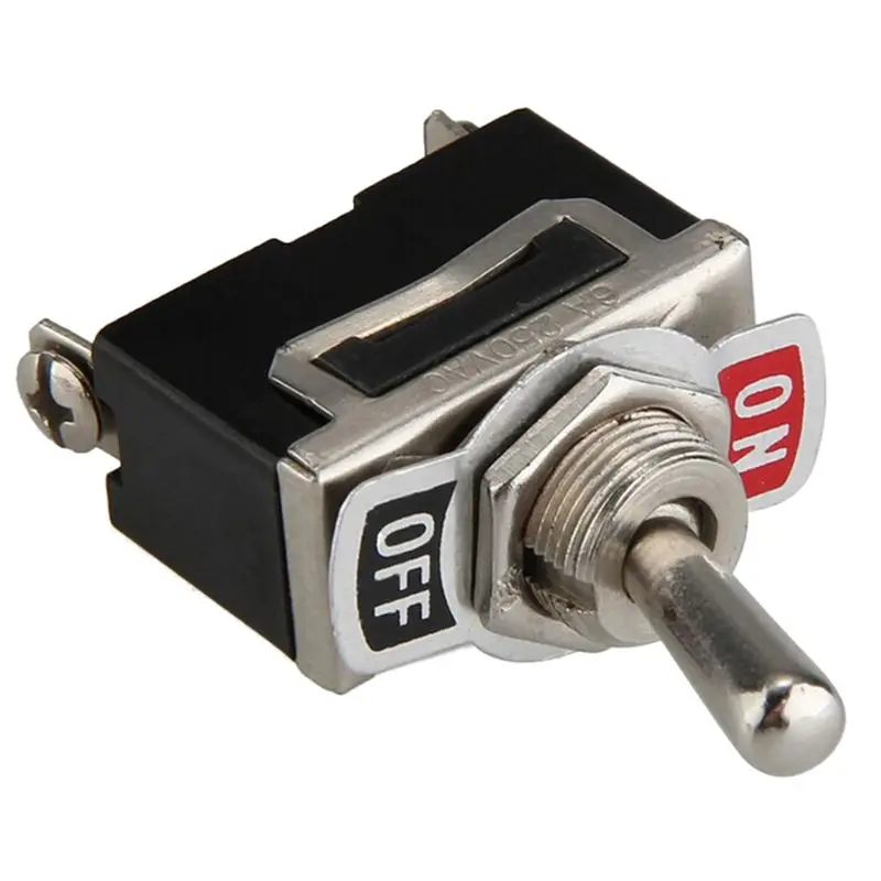 

2017 12V Heavy Duty Toggle Flick Switch ON/OFF Car Dash Light Metal SPST MDAU switch