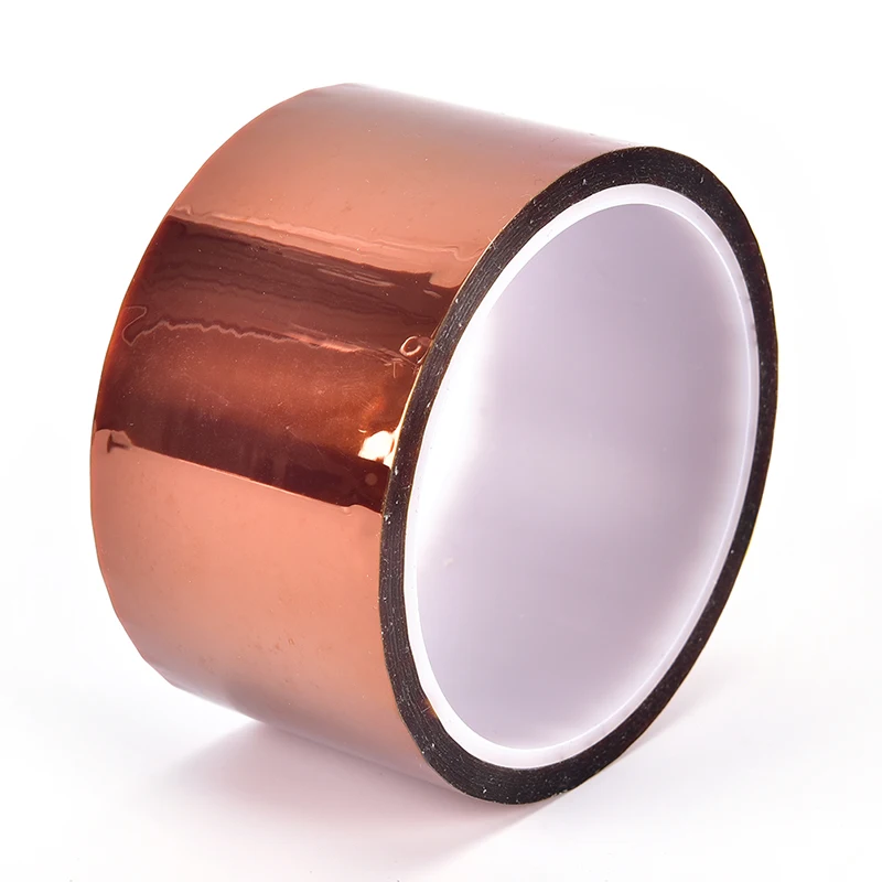 

High Temperature 1PCS 50MM x 30Meter One-side Self-adhesive Heat Resistant Polyimide Tape