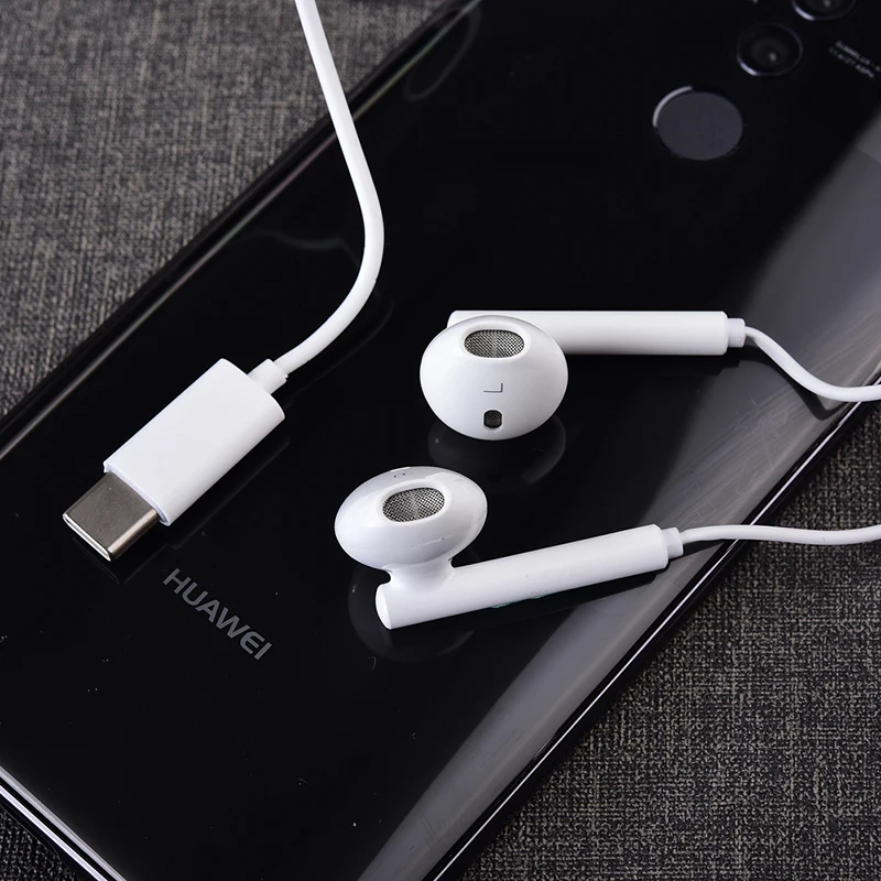 Оригинальные наушники Huawei CM33 USB Type C проводные вкладыши с микрофоном и