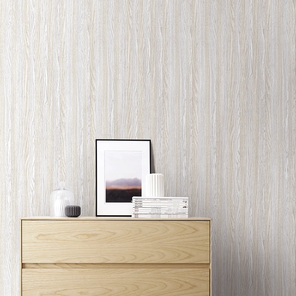 

Vinyl Gray Wood Contact Paper Self-Adhesive Wood Wallpaper Waterproof Easy to Clean Desktop Renovation Decoration kitchen Stick