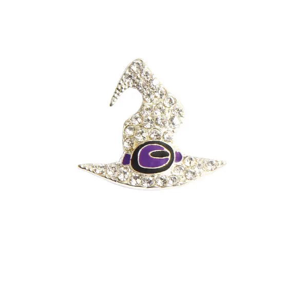 2pieces silver hat 19~ 31 мм Стразы для праздников, Хэллоуина, Рождества, пуговицы с плоским основанием и ползунок, украшение для рукоделия, бант для волос, цветок, 2 шт - Цвет: 2pieces silver hat