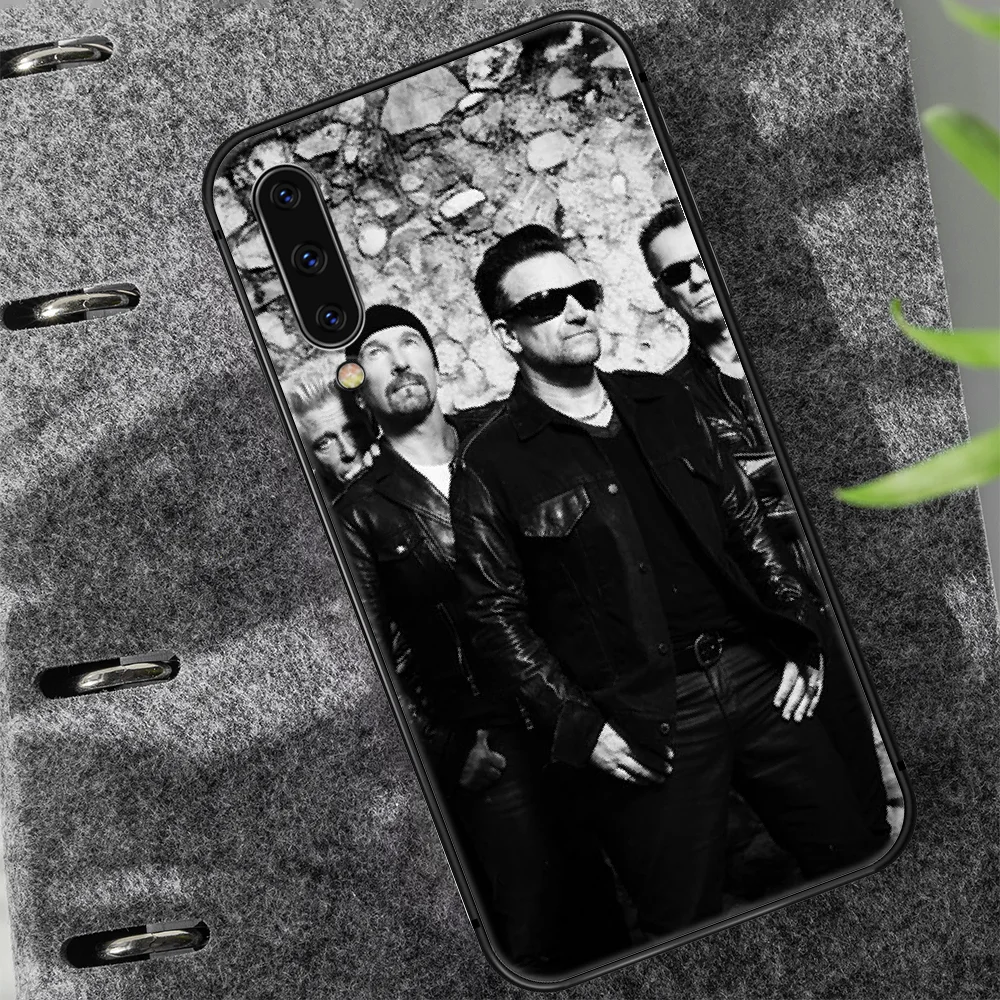 

U2 band Phone Case Cover For Samsung Galaxy A10 A11 A20 E A21 A30 A40 A41 A50 A51 A70 A71 A81 S 4G 5G black Cell Tpu Funda Trend