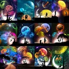 Алмазная живопись с блестками 5D, алмазная вышивка, пейзаж, разы, искусство, кресты, искусство, декор для стен дома своими руками